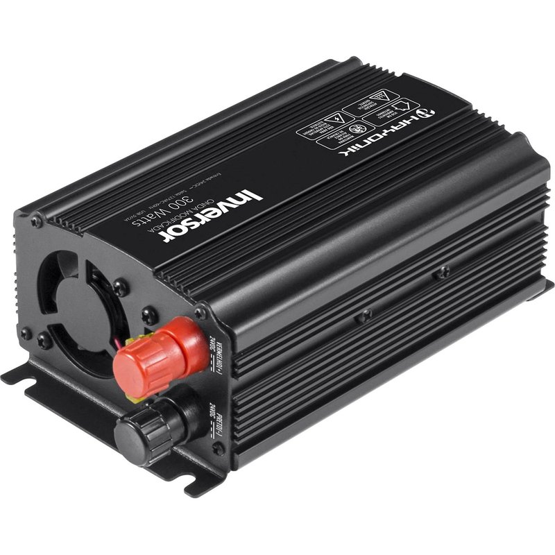 inversor de onda modificada 300w 24vdc 127v cinza escuro hayonik 2459