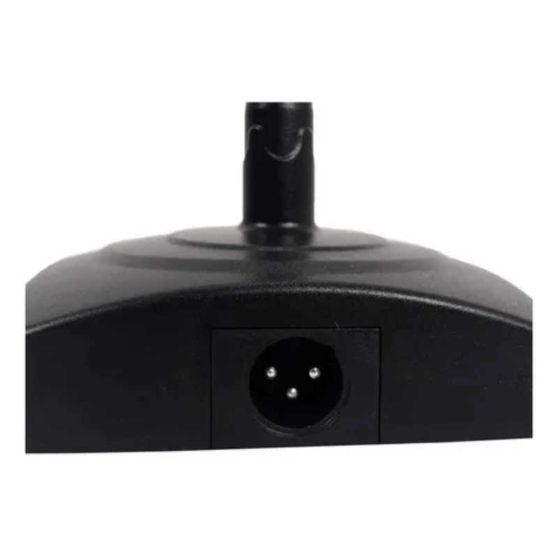microfone de mesa soundvoice profissional gooseneck mm 100 preto 2401