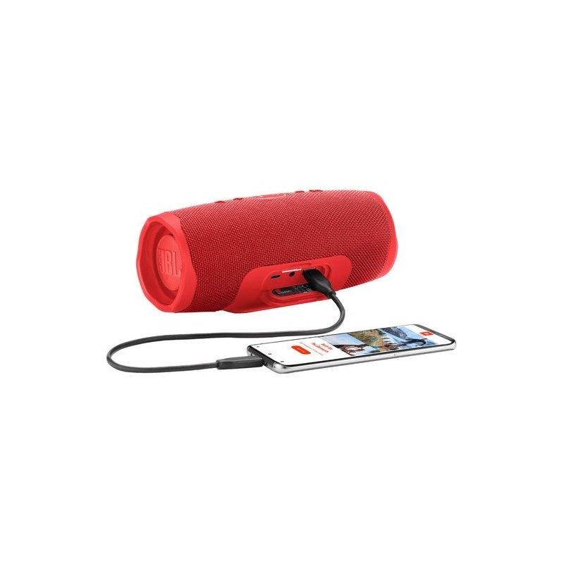 caixa de som bluetooth jbl charge 4 30w vermelha red prova d agua 1647