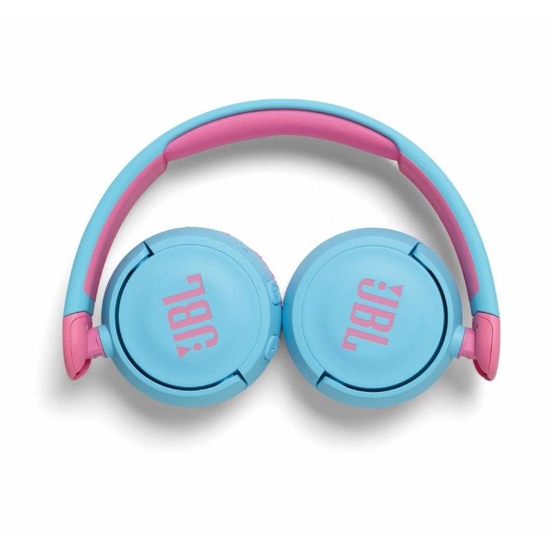 fone de ouvido jbl bluetooth infantil jr 310 bt rosa com azul 1703