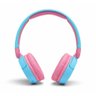 fone de ouvido jbl bluetooth infantil jr 310 bt rosa com azul 1704