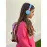 fone de ouvido jbl bluetooth infantil jr 310 bt rosa com azul crianca com adesivos 2525