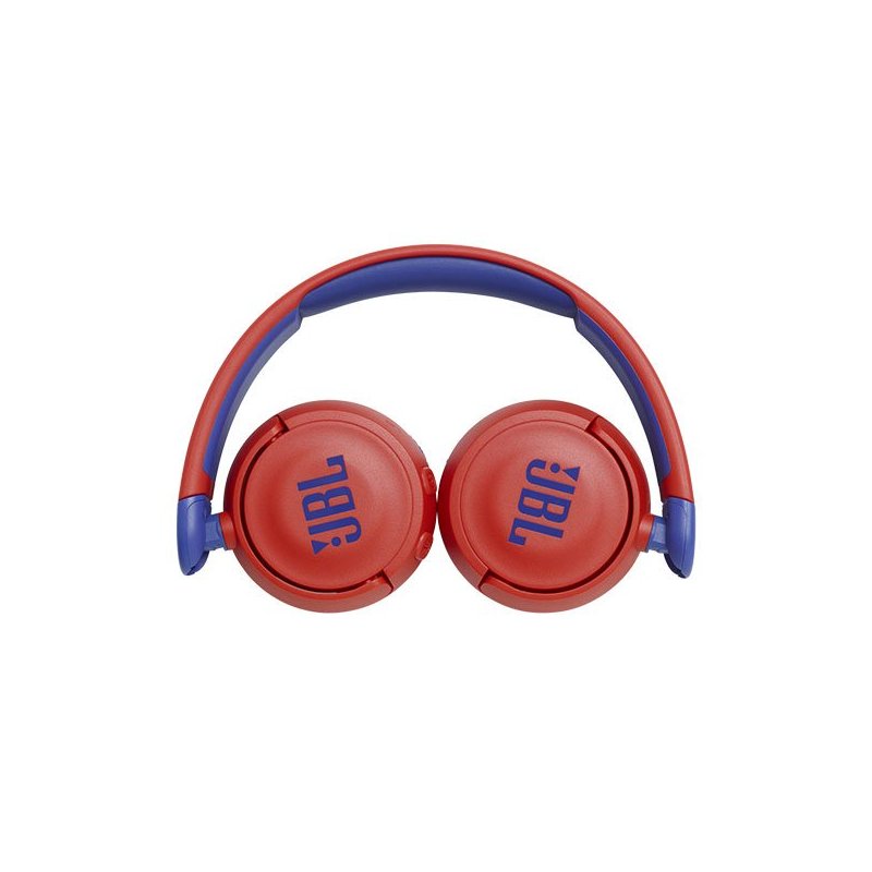 fone de ouvido jbl bluetooth infantil jr 310 bt vermelho com azul 1708