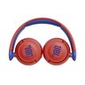fone de ouvido jbl bluetooth infantil jr 310 bt vermelho com azul 1708