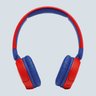 fone de ouvido jbl bluetooth infantil jr 310 bt vermelho com azul 1710