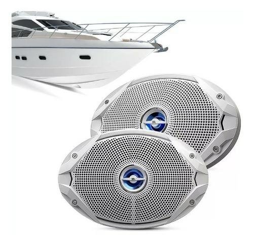 Alto Falante JBL Marine 6X9 MS9520 Náutico 300W Marítimo Branco