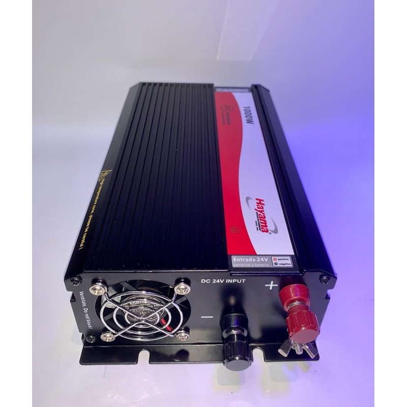 inversor hayama senoidal modificado 1000w 24v 220v preto 2139