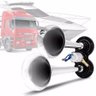 buzina eletropneumatica bivolt metal 2 cornetas com kit de instalacao 715