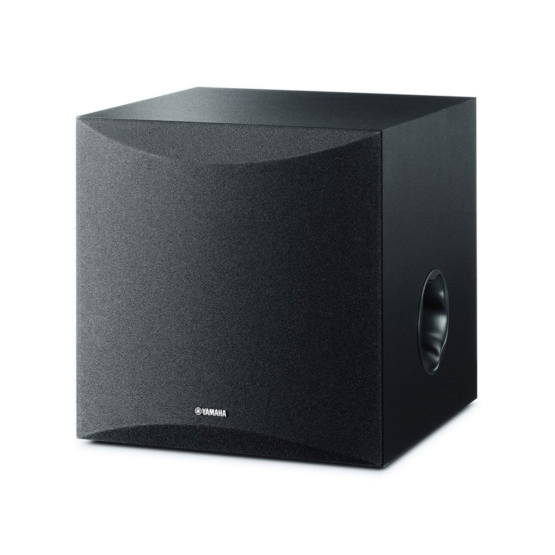 subwoofer yamaha ns sw050 ativo de 8 100w bivolt preto 1163