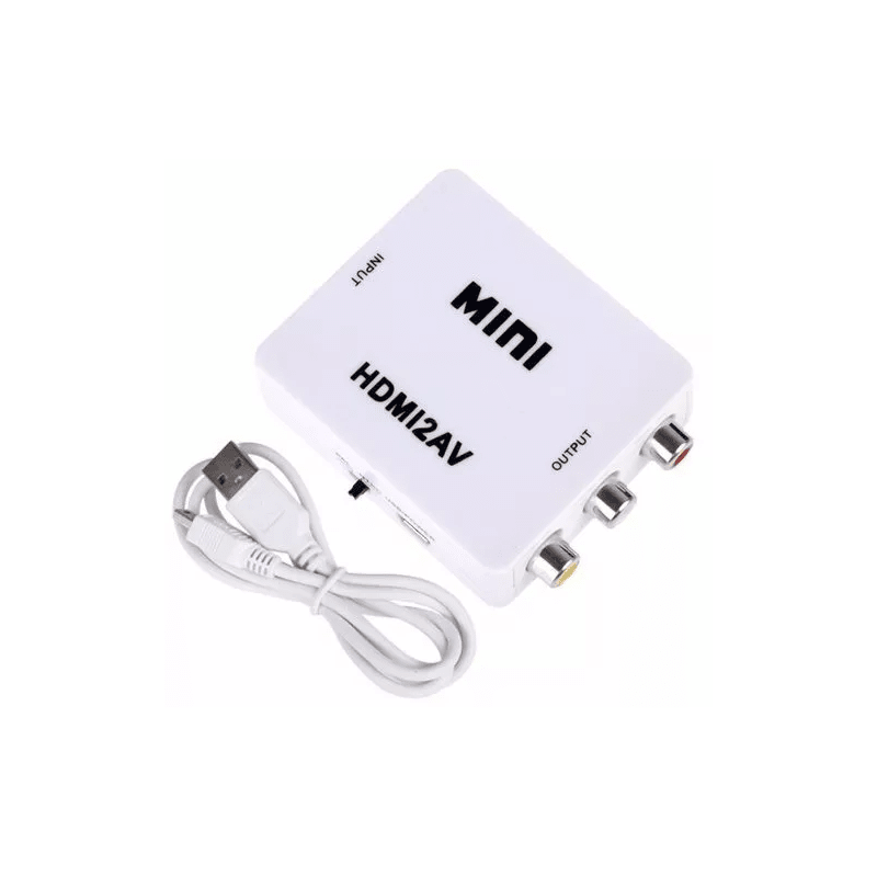 conversor hdmi para rca av com cabo com saida de audio mxt 2431