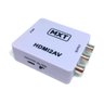 conversor hdmi para rca av com cabo com saida de audio mxt 2432