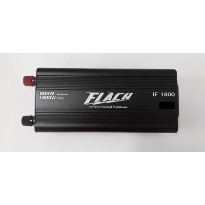 inversor flach if1600 1 800w semi senoidal 12v 220v preto 1578
