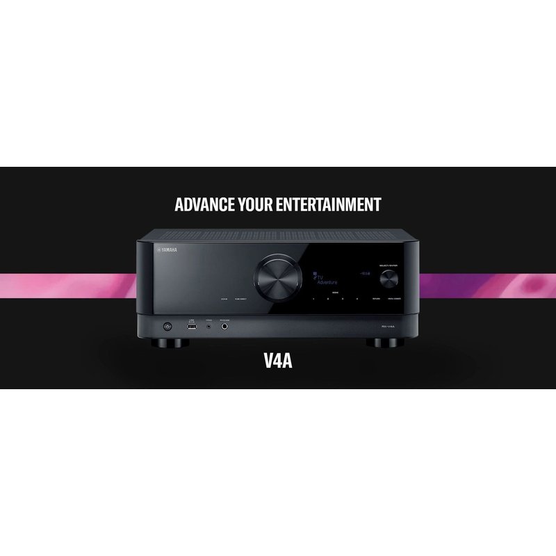 receiver yamaha rx v4a 5 2 8k com musiccast 110v wifi bluetooth 2798