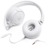 fone de ouvido jbl tune 500 headphone com fio e microfone branco 1699