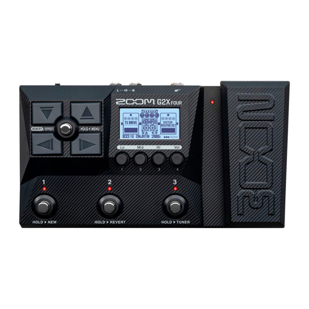 Pedaleira para Guitarra Zoom G2X Four com Modulo de Efeitos (com