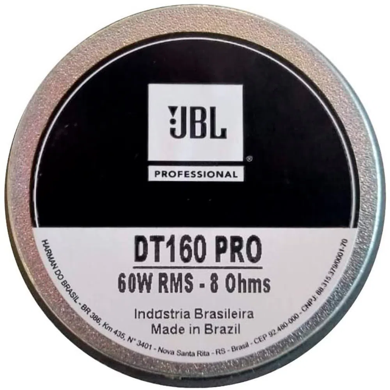 driver jbl dt160 pro selenium 60w rms 8 ohms