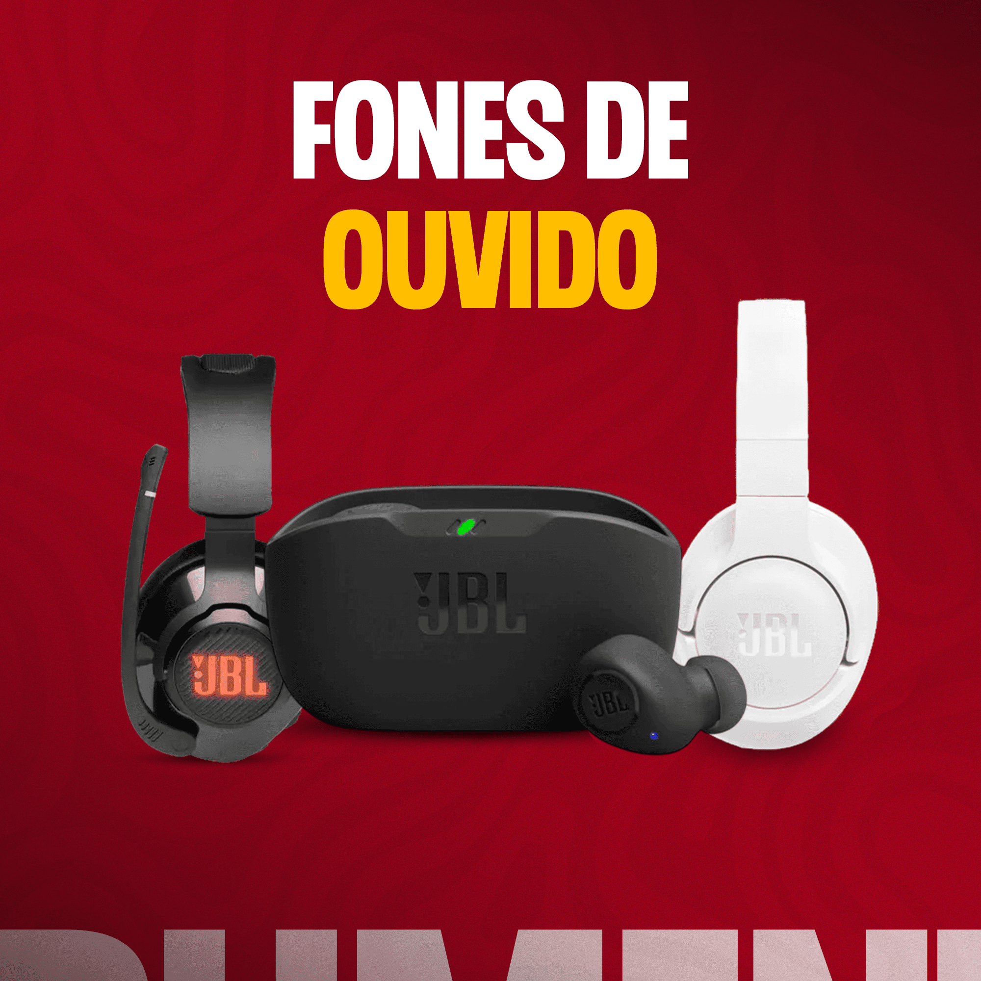 fones de ouvido